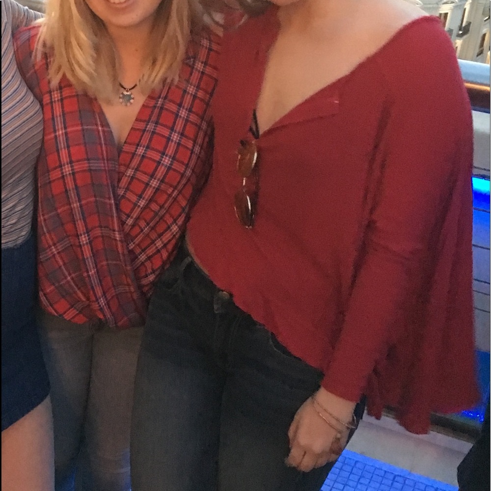Free people red tunic